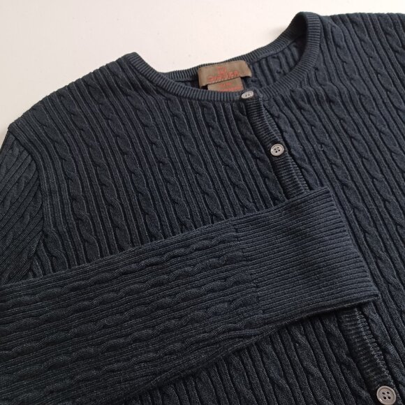 Danier Black Cable Knit Cardigan - Picture 3 of 15